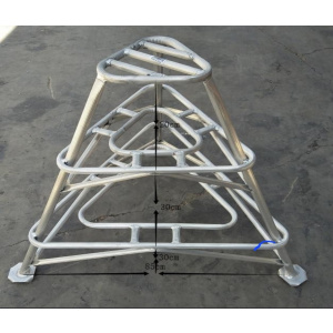 Piso de Aluminio de 3 Peldaños PR 85 cm