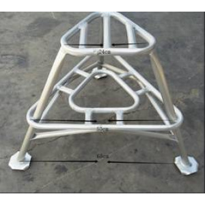 Piso de Aluminio de 2 Peldaños PR 55 cm