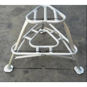 Piso de Aluminio de 2 Peldaños PR 55 cm