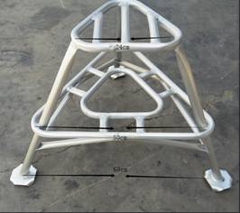 Piso de Aluminio de 2 PeldaƱos PR 55 cm